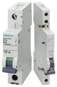 Фото блок-контакта установленного на автоматический выключатель Siemens