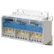 Распределительный блок Siemens 4-пол.,125A, 690V, ввод: 1X25-35мм2, выход: 4X16 + 7Х10мм2 на din рейку