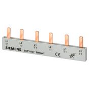 Шина Siemens 3-полюсная, 63A, 10мм2, на три 3-мод. устр., не режется