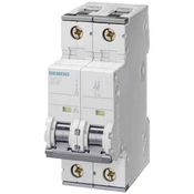 Siemens автоматический выключатель 20А, 2 полюса, характеристика B, 6kA, 5SY6220-6