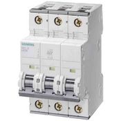 Siemens автоматический выключатель 63А, 3 полюса, характеристика B, 6kA, 5SY6363-6