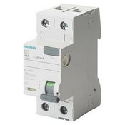 Селективное УЗО 63А 300mA, 2 полюса, тип A, S - с задержкой отключения SIEMENS, 5SV3616-8...