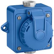 Розетка с крышкой, IP68 Delta Flache Siemens