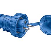 Вилка для розетки с крышкой 5UB4686  , IP68 Delta Flache Siemens