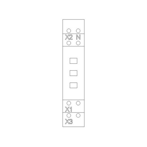 5te5803 Световой индикатор Siemens 230V AC, красная, желтая и зеленая лампы ...